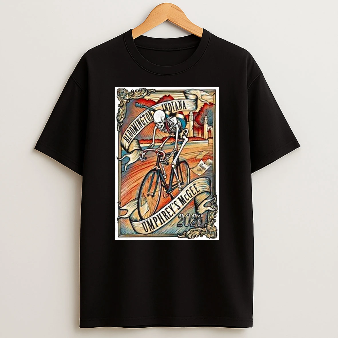 Skeleton Umphreys Mcgee Event Bloomington In On Jan 29 2026 Shirts