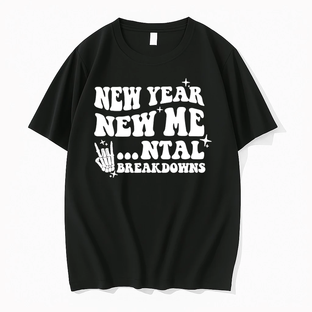 Skeleton Hand New Year New Mental Breakdown Shirts