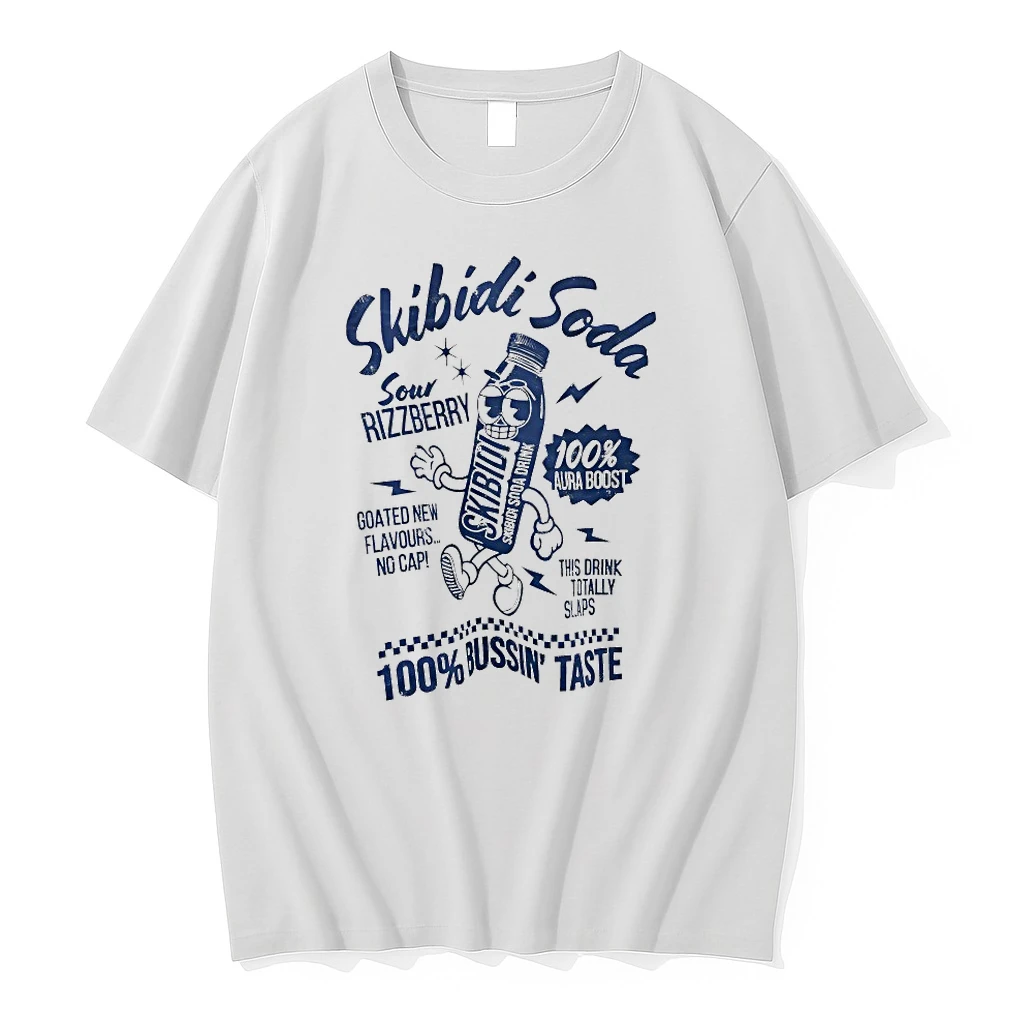 Skibidi Soda Sour Rizzberry 100 Aura Boost This Drink Shirts