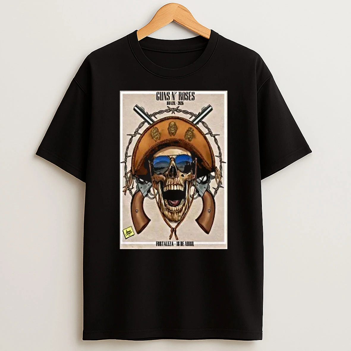Skull Guns N Roses April 18 2026 Fortaleza Brazil Shirts