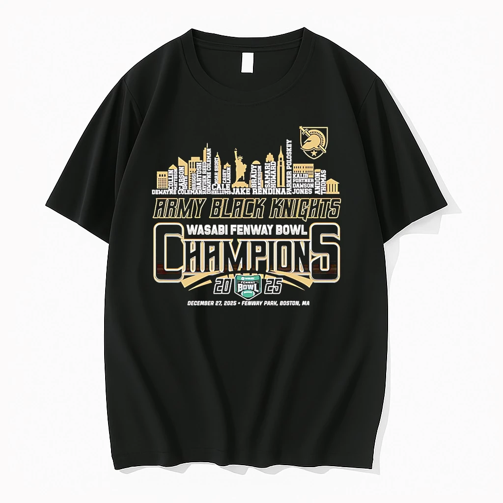 Skyline Army Black Knights Wasabi Fenway Bowl Champions 2025 Shirts