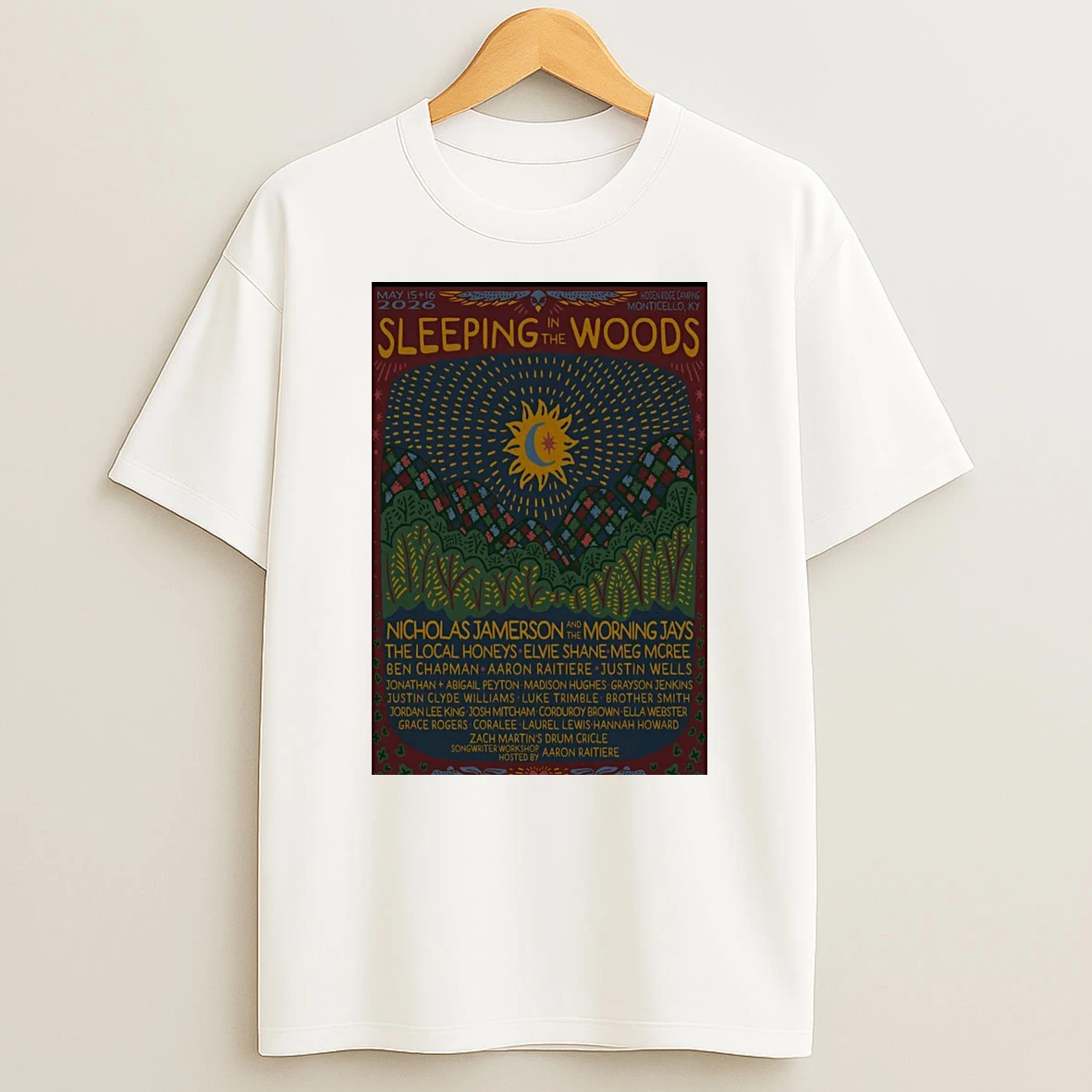 Sleeping In The Woods Festival Monticello Ky May 15 16 2026 Shirts