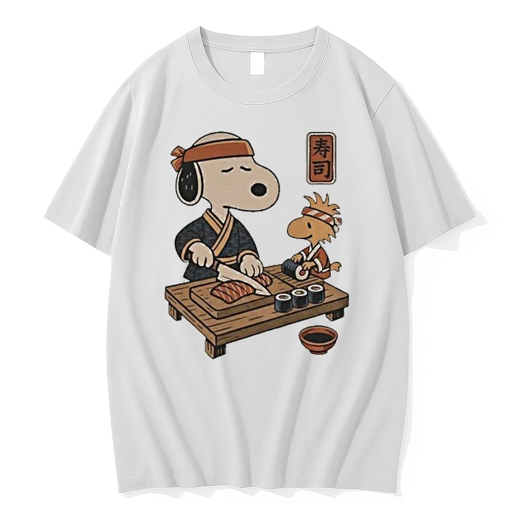 Snoopy And Woodstock Sushi Japan Food Tour 2026 Shirts