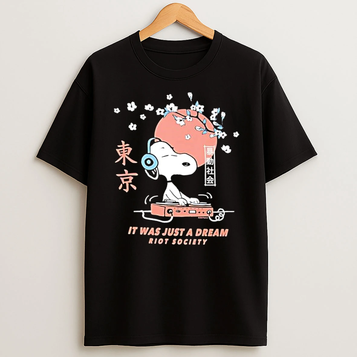 Snoopy Dj It Was Just A Dream Riot Society Shirts