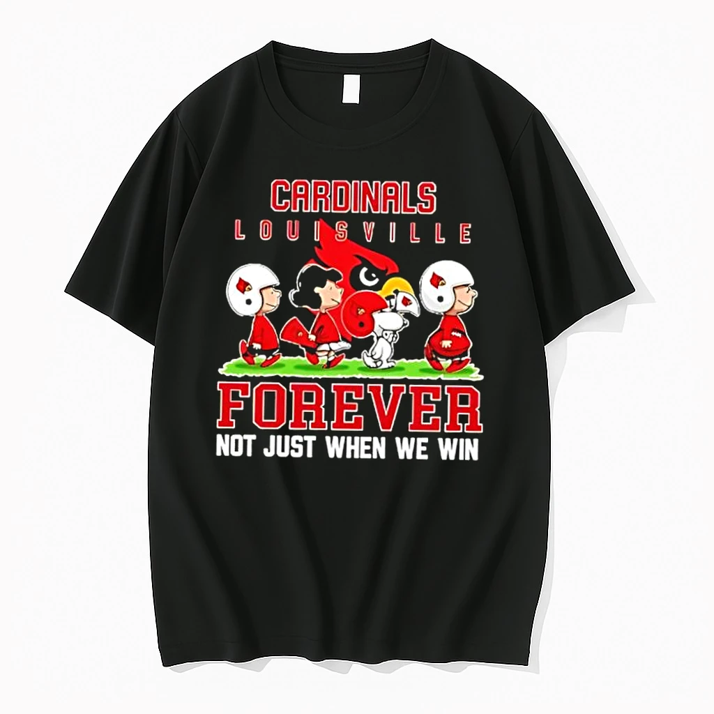 Snoopy Forever Louisville Cardinalss Shirts