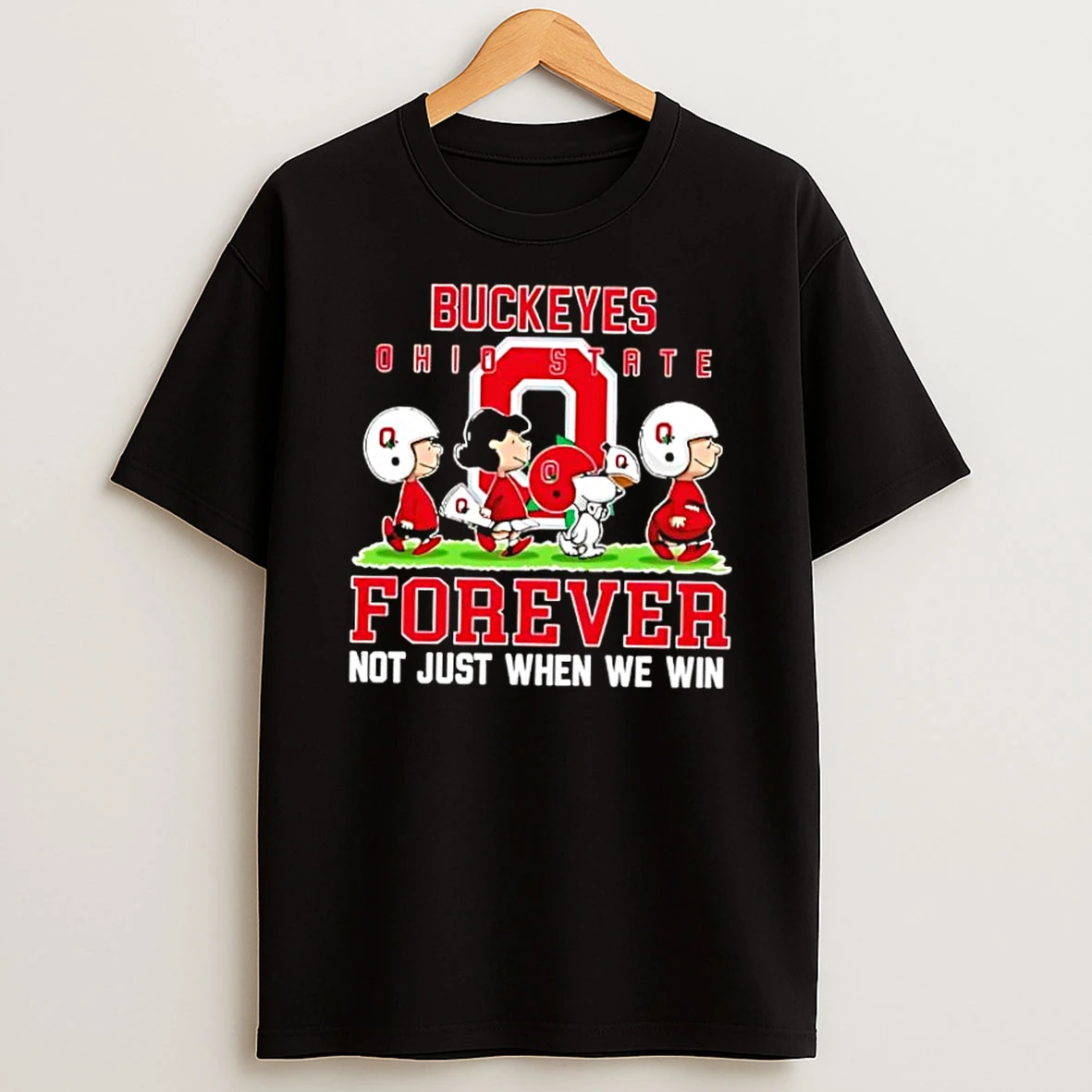 Snoopy Forever Ohio State Buckeyes Shirts