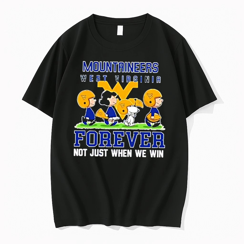 Snoopy Forever West Virginia Mountaineers Shirts