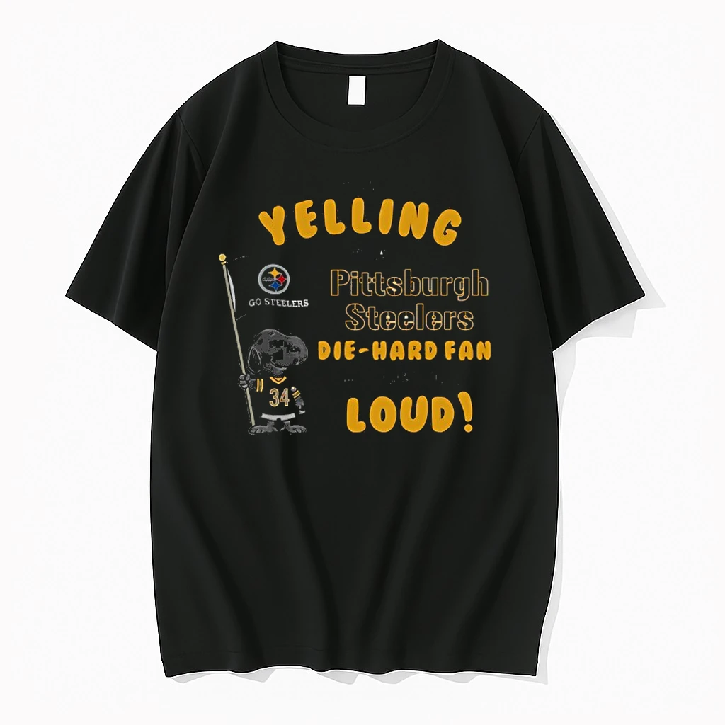 Snoopy Im Not Yelling Im A Pittsburgh Steelers Die Hard Fan We Just Talk Loud Shirts