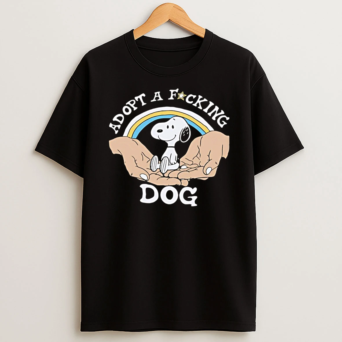 Snoopy Adopt A Fucking Dog Shirts