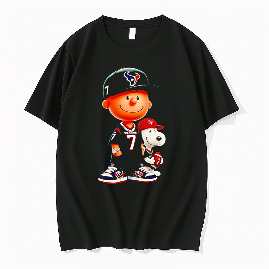 Snoopy And Peanut Football Houston Texans Shirts