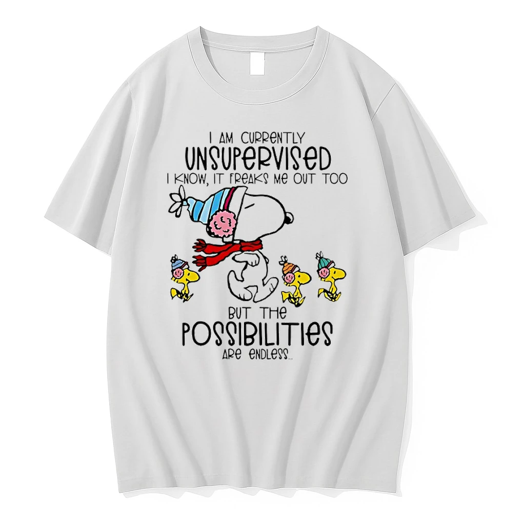 Snoopy And Woodstock I Am Currently Unsupervised I Know It Freaks Me Out Too Shirts