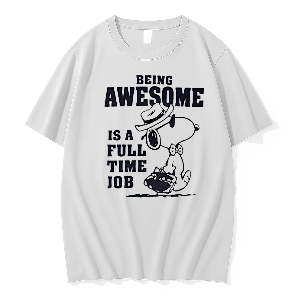 Snoopy Being Awesome Is A Full Time Job Shirts