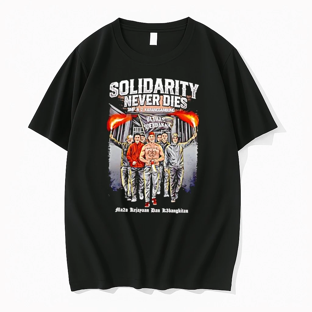 Solidarity Never Dies Smp N 2 Karangsambung Ultras Spendakar Shirts