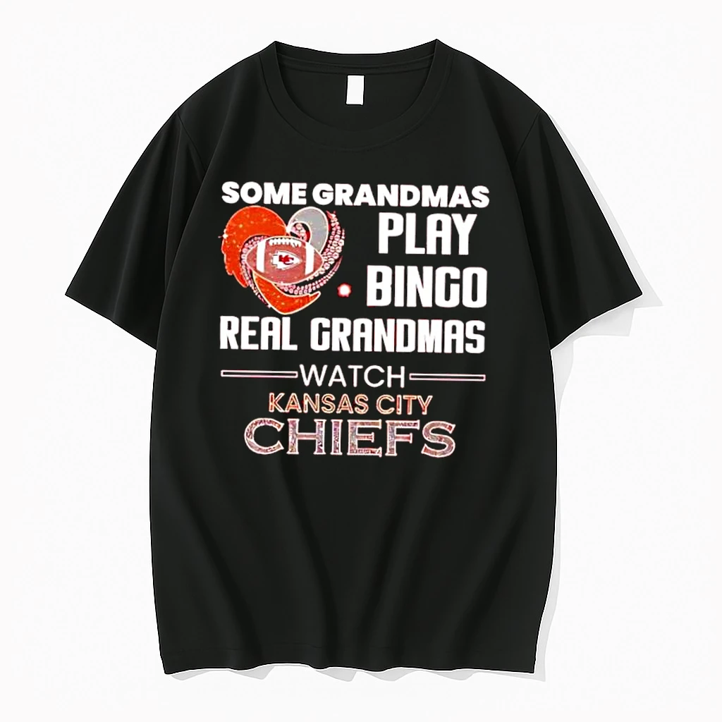Some Grandmas Play Bingo Real Grandmas Watch Kansas City Chiefs 2026 Shirts