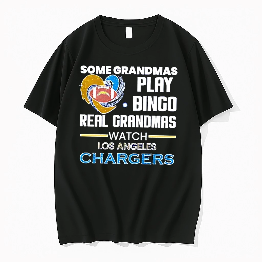 Some Grandmas Play Bingo Real Grandmas Watch Los Angeles Chargers 2026 Shirts
