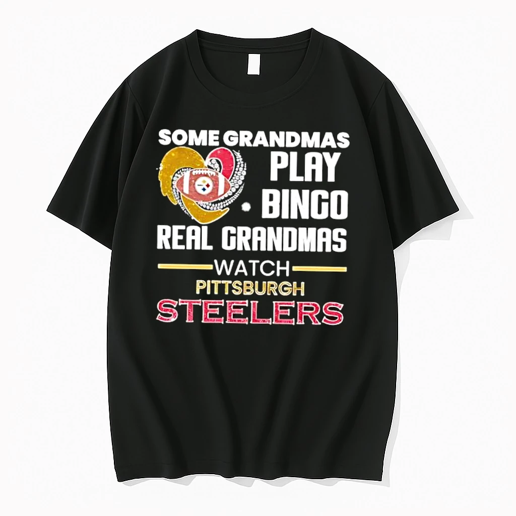 Some Grandmas Play Bingo Real Grandmas Watch Pittsburgh Steelers 2026 Shirts