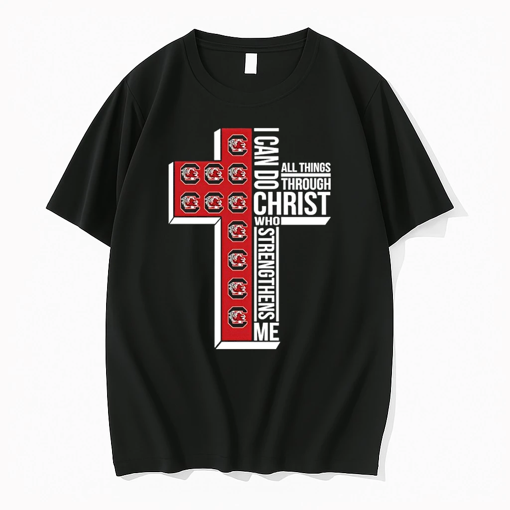 South Carolina Womens Basketball I Can All Things Do Through Christ Who Strengthens Me Shirts