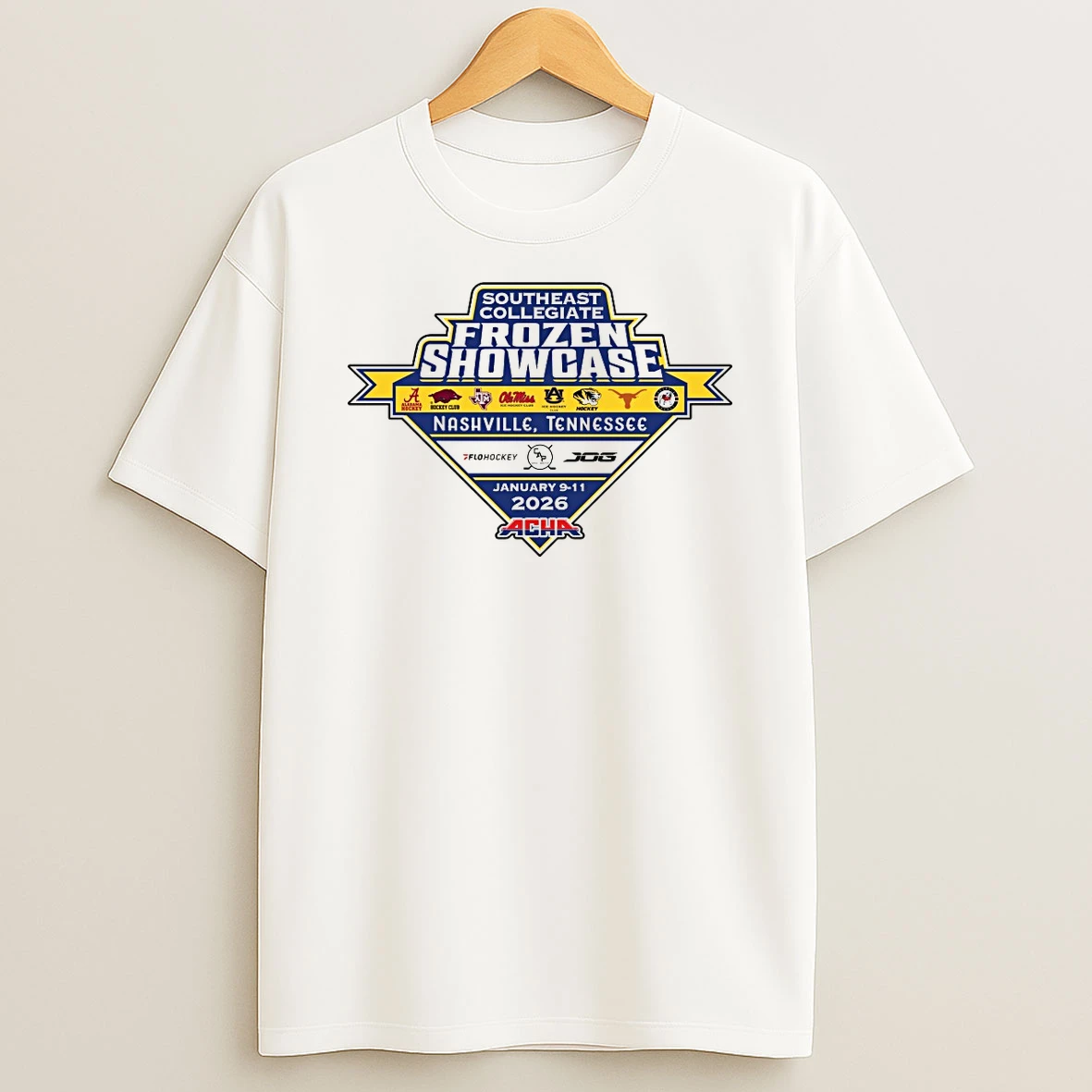 Southeast Collegiate Frozen Showcase Acha Mens Division Ii Ford Ice Center In Nashville Tn Logo Shirts