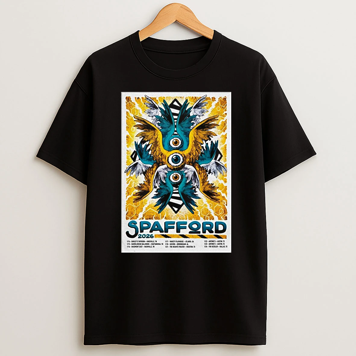 Spafford Winter January 14 24 2026 Tour Shirts