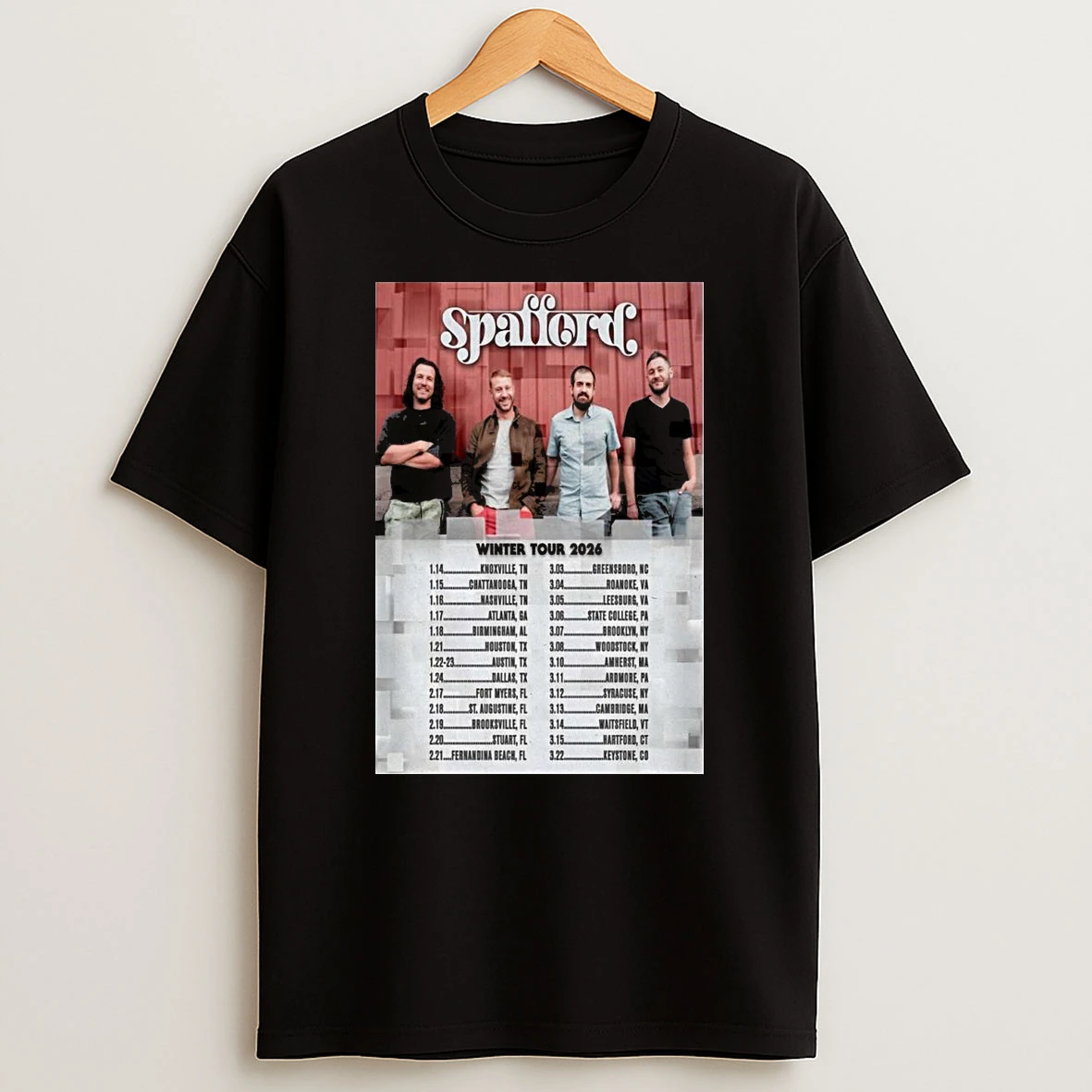Spafford Winter Tour 2026 Shirts