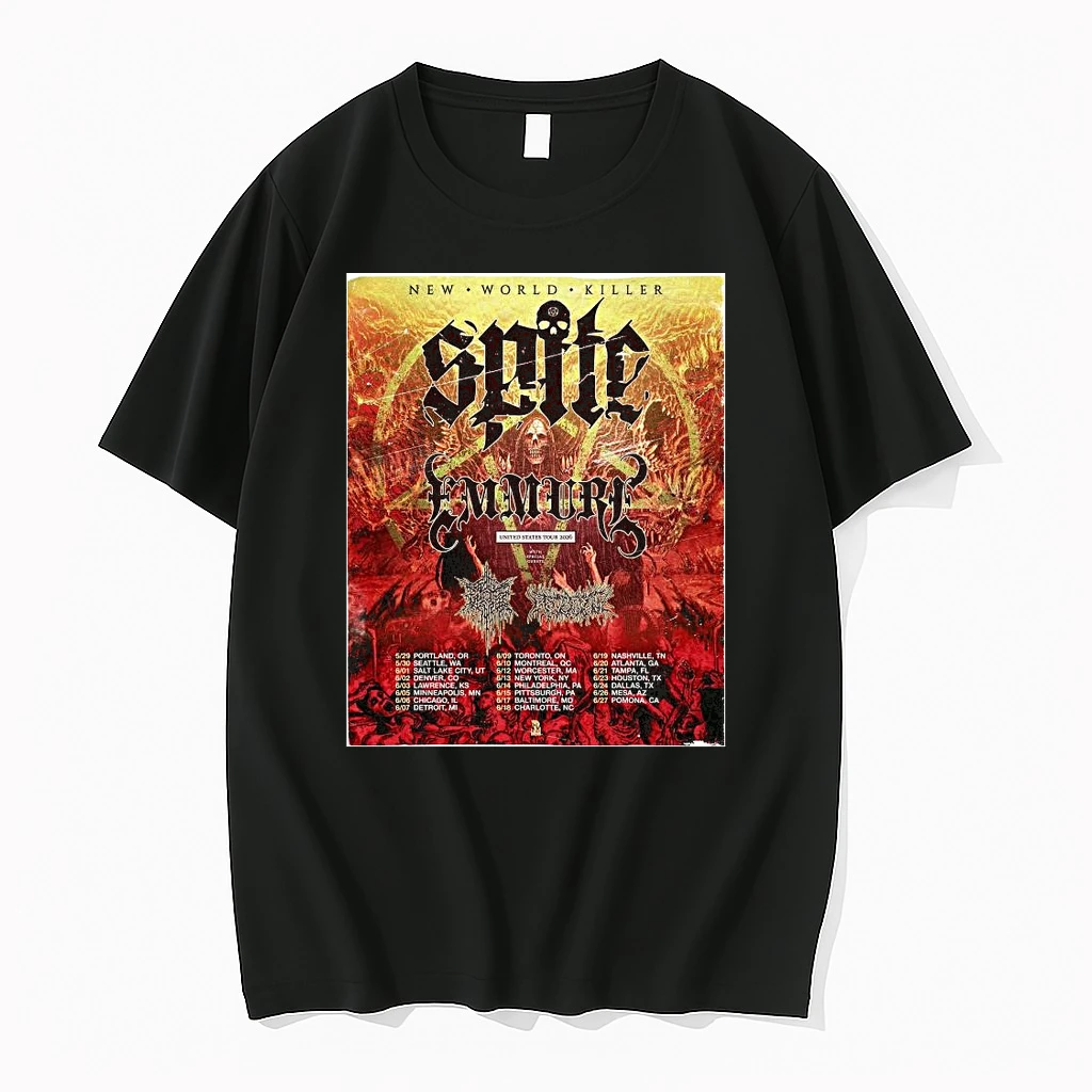 Spite Emmure Psycho Frame Rev3rent New World Killer Tour Us 2026 Shirts