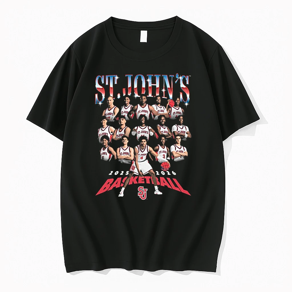 St Johns Red Storm Mens Basketball 2025 2026 Team Shirts
