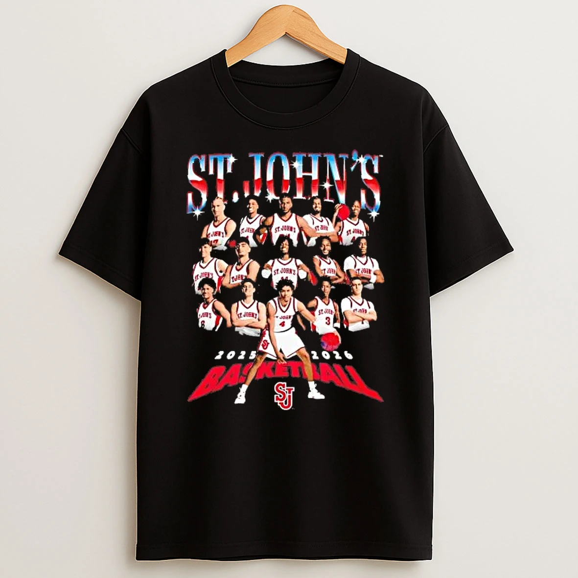 St Johns Men Basketball 2026 Team Players Shirts