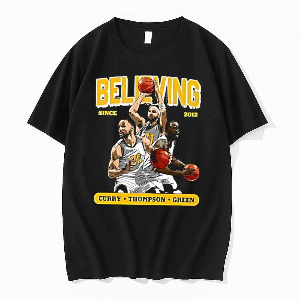 Steph Curry Klay Thompson And Draymond Green Believing Shirts