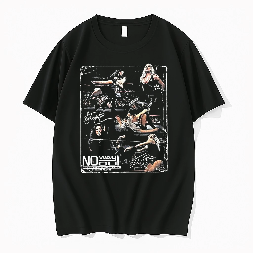 Stephanie Mcmahon Vs Trish Stratus No Way Out 25th Anniversary Woman Shirts