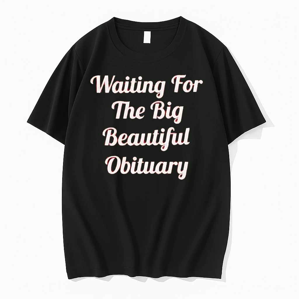 Stephen King Waiting For The Big Beautiful Obituary Shirts