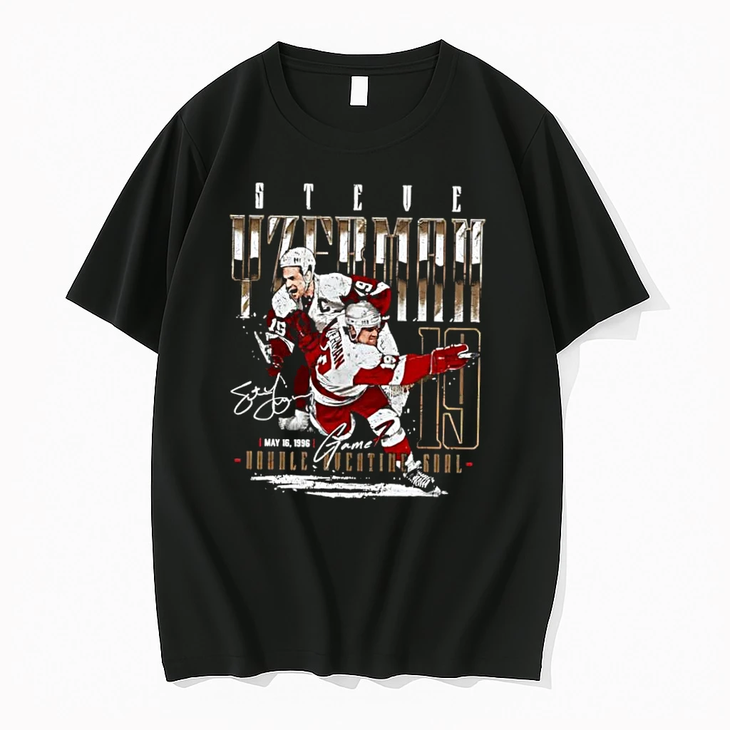 Steve Yzerman Detroit Game 7 1996 Hockey Player Shirts