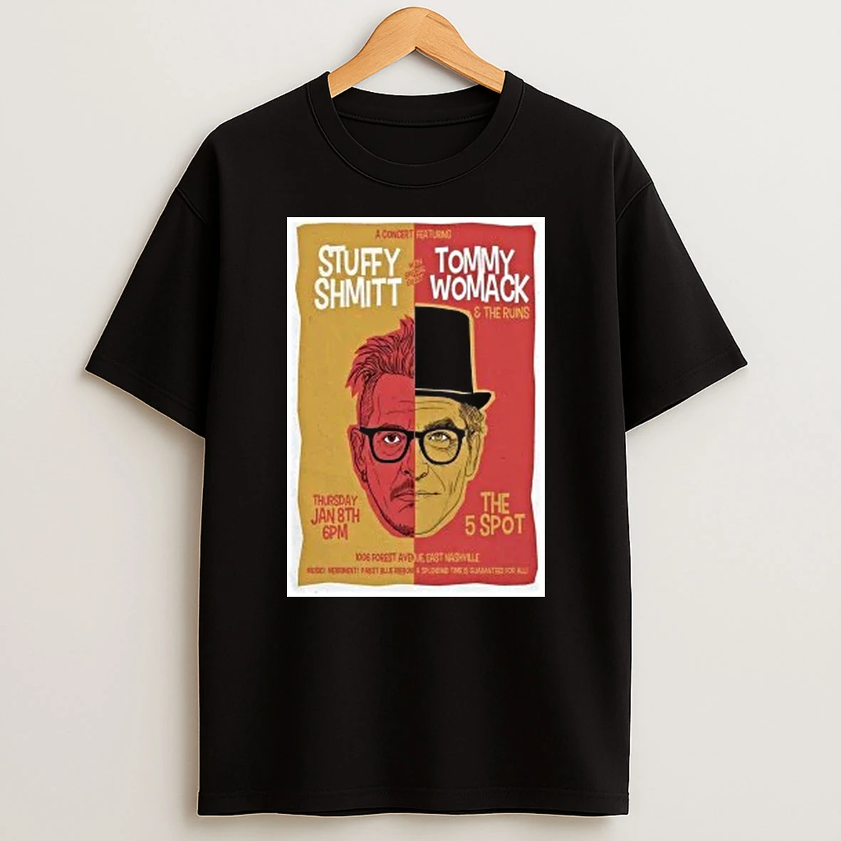 Stuffy Shmitt With Tommy Womack Event Nashville Tn On Jan 8 2026 Shirts