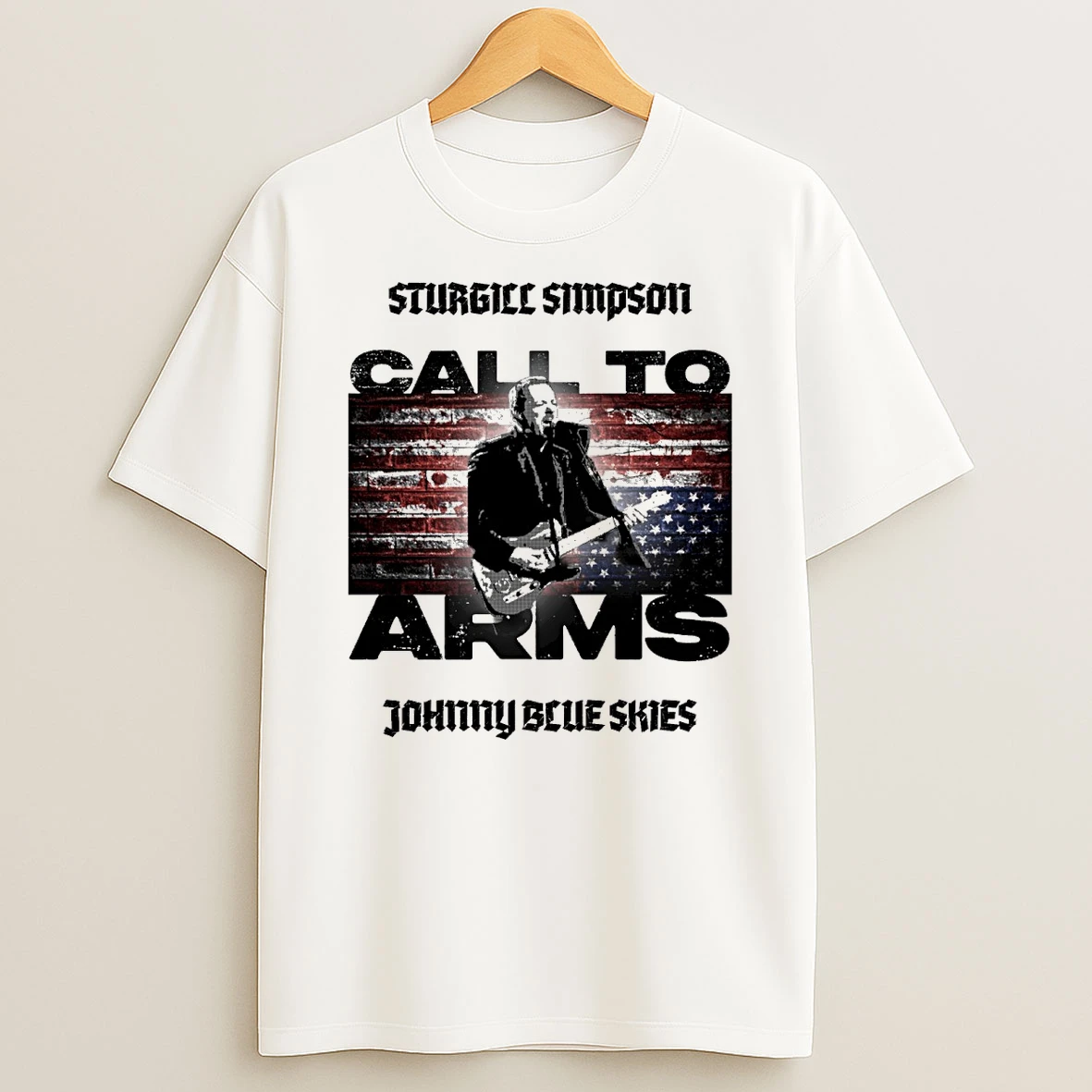 Sturgill Simpson Call To Arms Johnny Blue Skies Shirts
