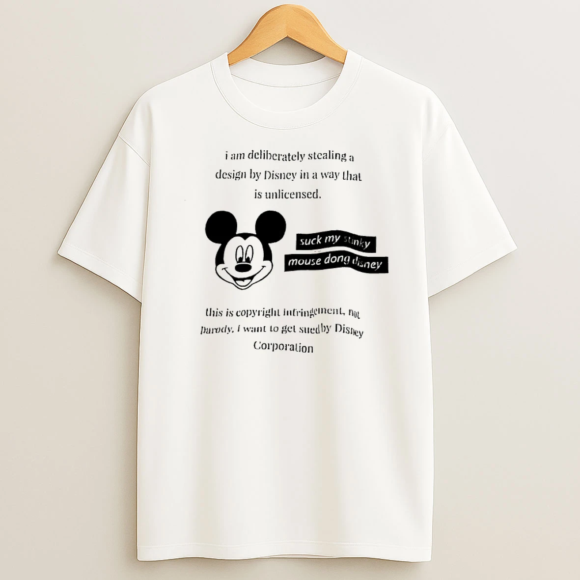 Suck My Stinky Mouse Dong Disney Shirts