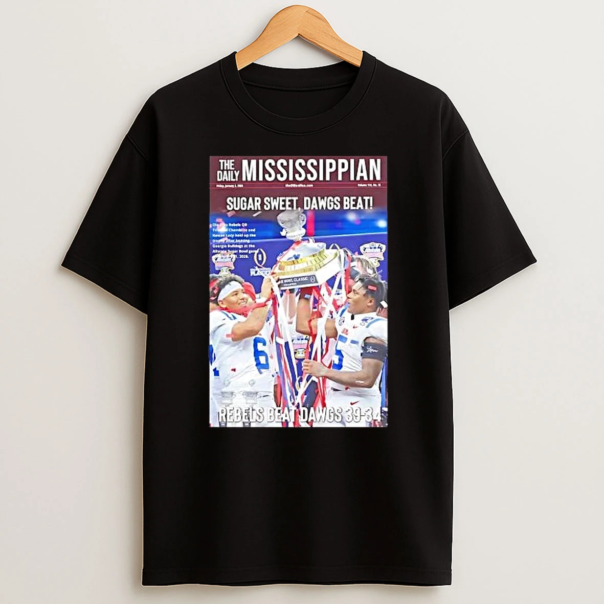 Sugar Sweet Dawgs Beat Rebels Beat Dawgs Score Shirts