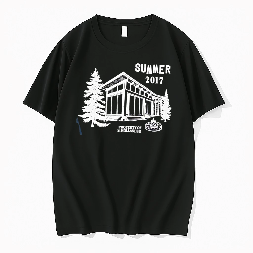 Summer 2017 Cabin Pine Trees Property Of S Hollander Campfire Shirts