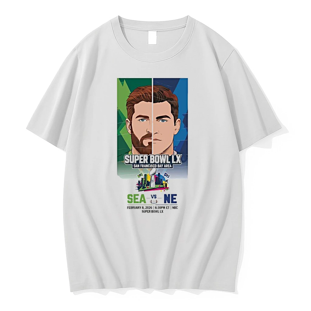 Super Bowl Lx Seattle Seahawks Vs New England Patriots 2026 Shirts