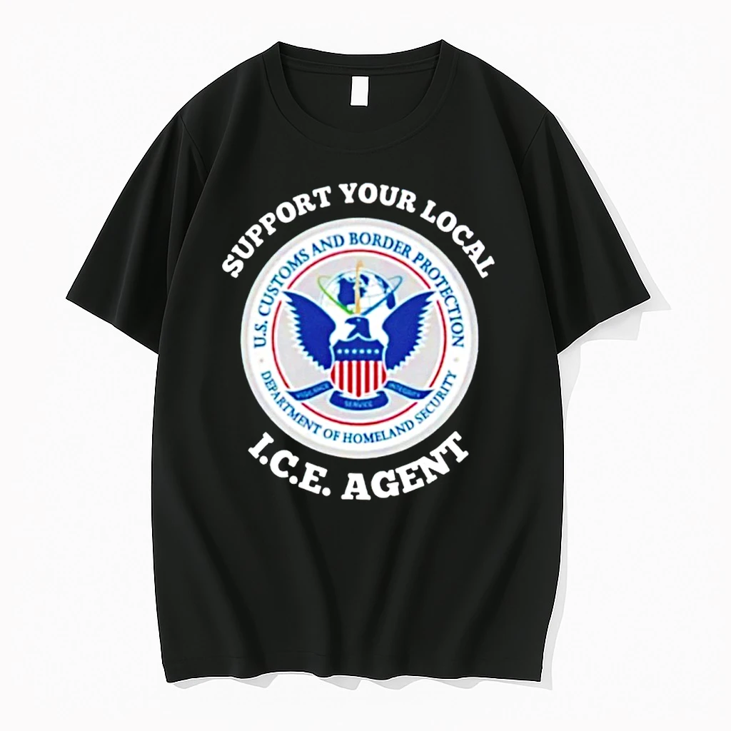 Support Your Local I C E Agent Federal Law Enforcement Solidarity Shirts