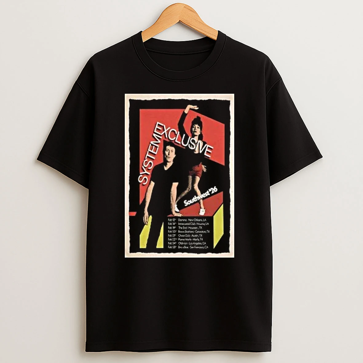 System Exclusive Southwest Tour 2026 Shirts