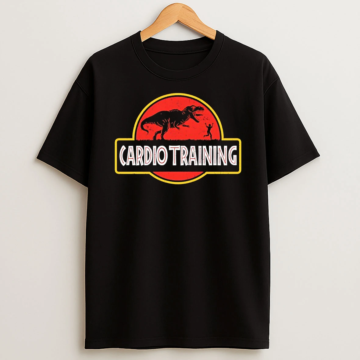 T Rex Cardio Training Funny Shirts