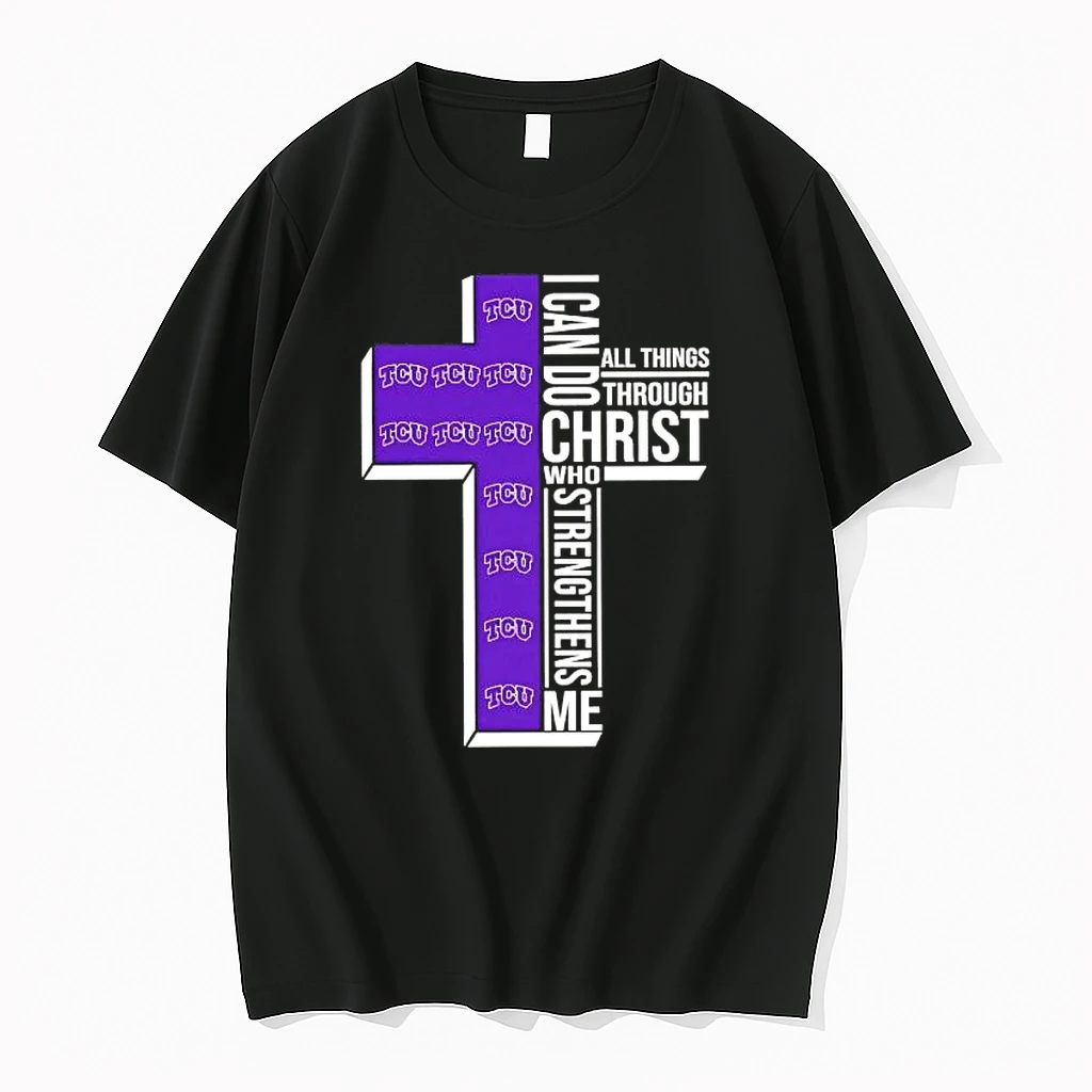 Tcu Horned Frogs I Can Do All Things Through Christ Shirts