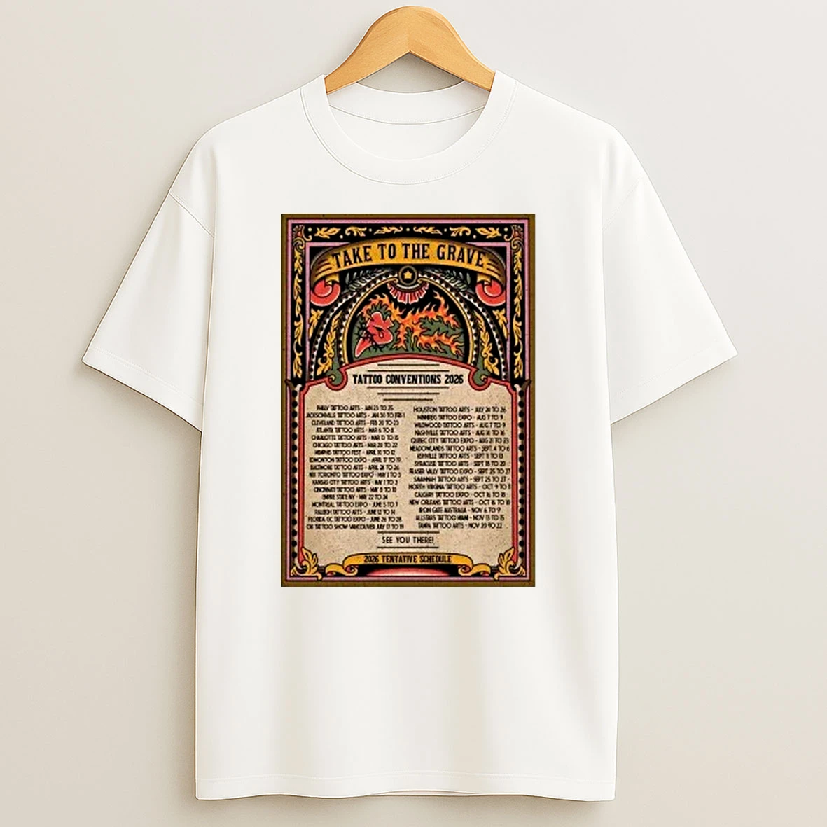 Take To The Grave 2026 Tattoo Convention Shirts