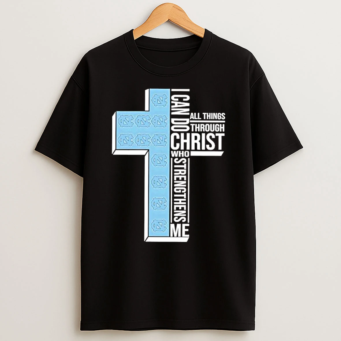 Tar Heels I Can Do All Things Through Christ Shirts