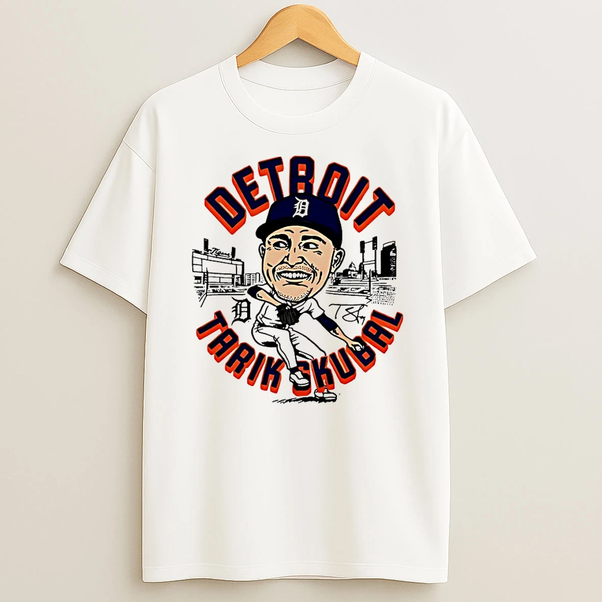 Tarik Skubal Detroit Tigers Caricatures Shirts
