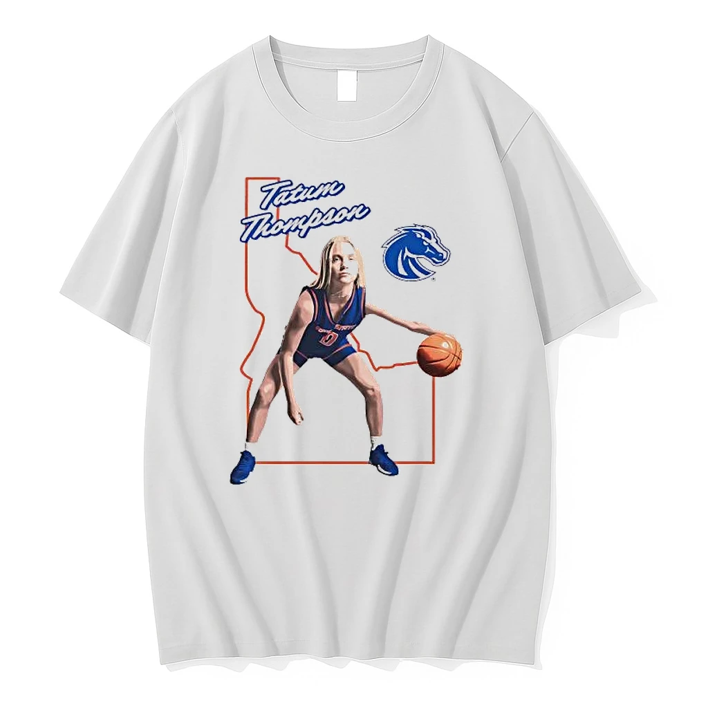 Tatum Thompson Illustrated Hometown Boise State Basketball Shirts