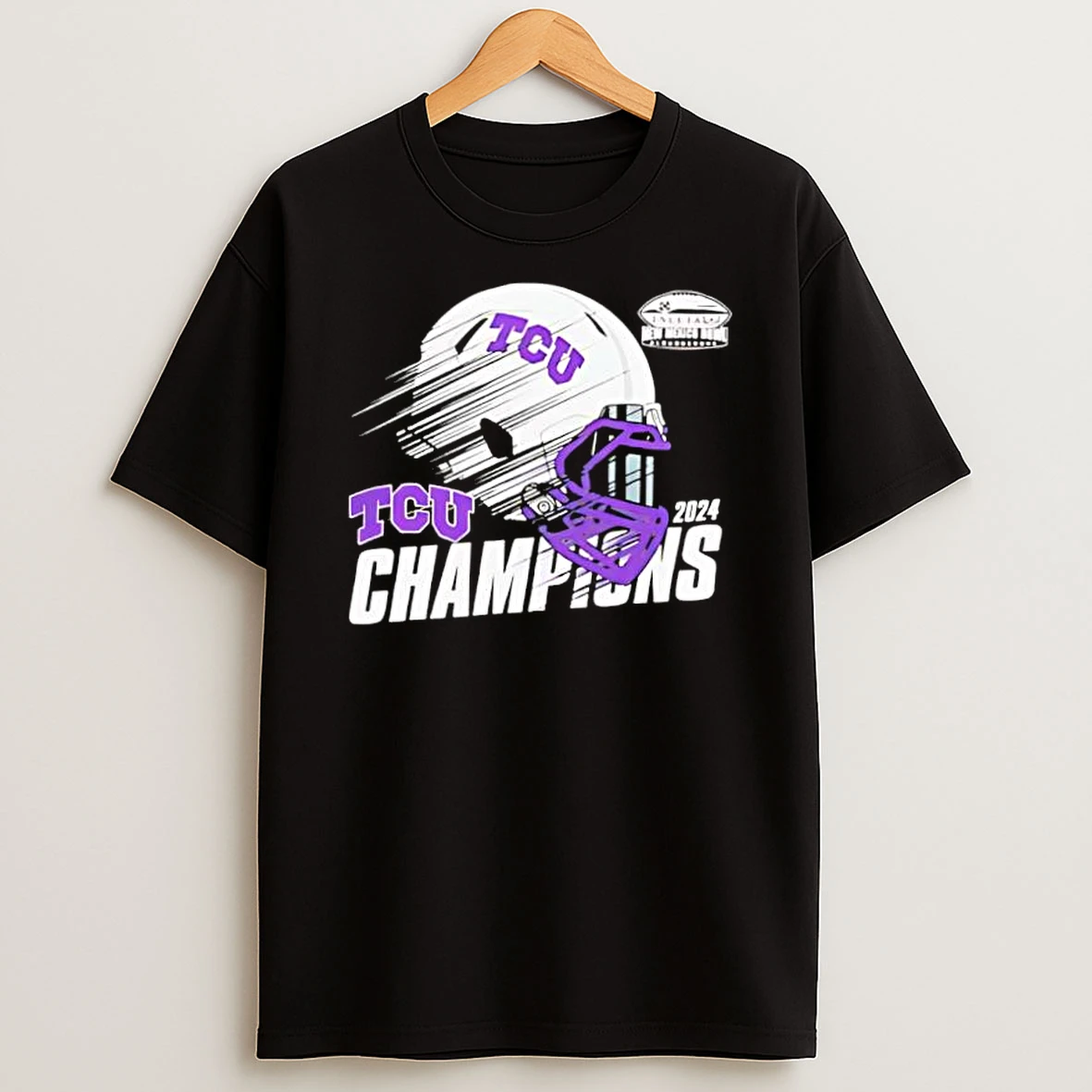 Tcu Horned Frogs 2024 New Mexico Bowl Champions Helmet Shirts