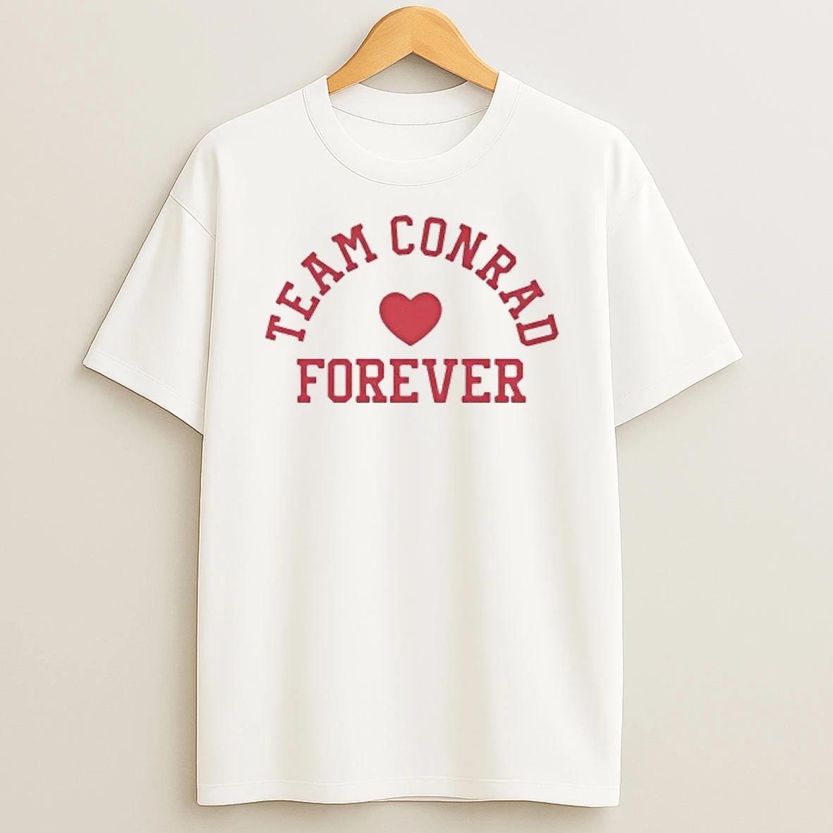 Team Conrad Love Forever Tour 2026 Shirts
