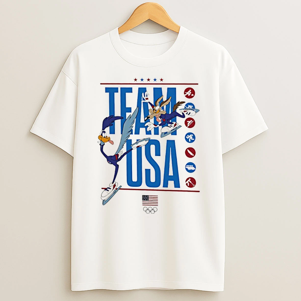 Team Usa Looney Tunes Olympic Shirts