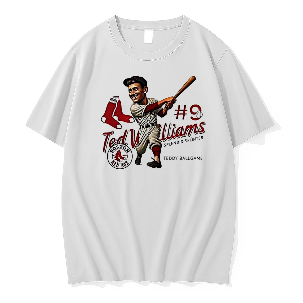Ted Williams Boston Redsox Legend Caricature Shirts