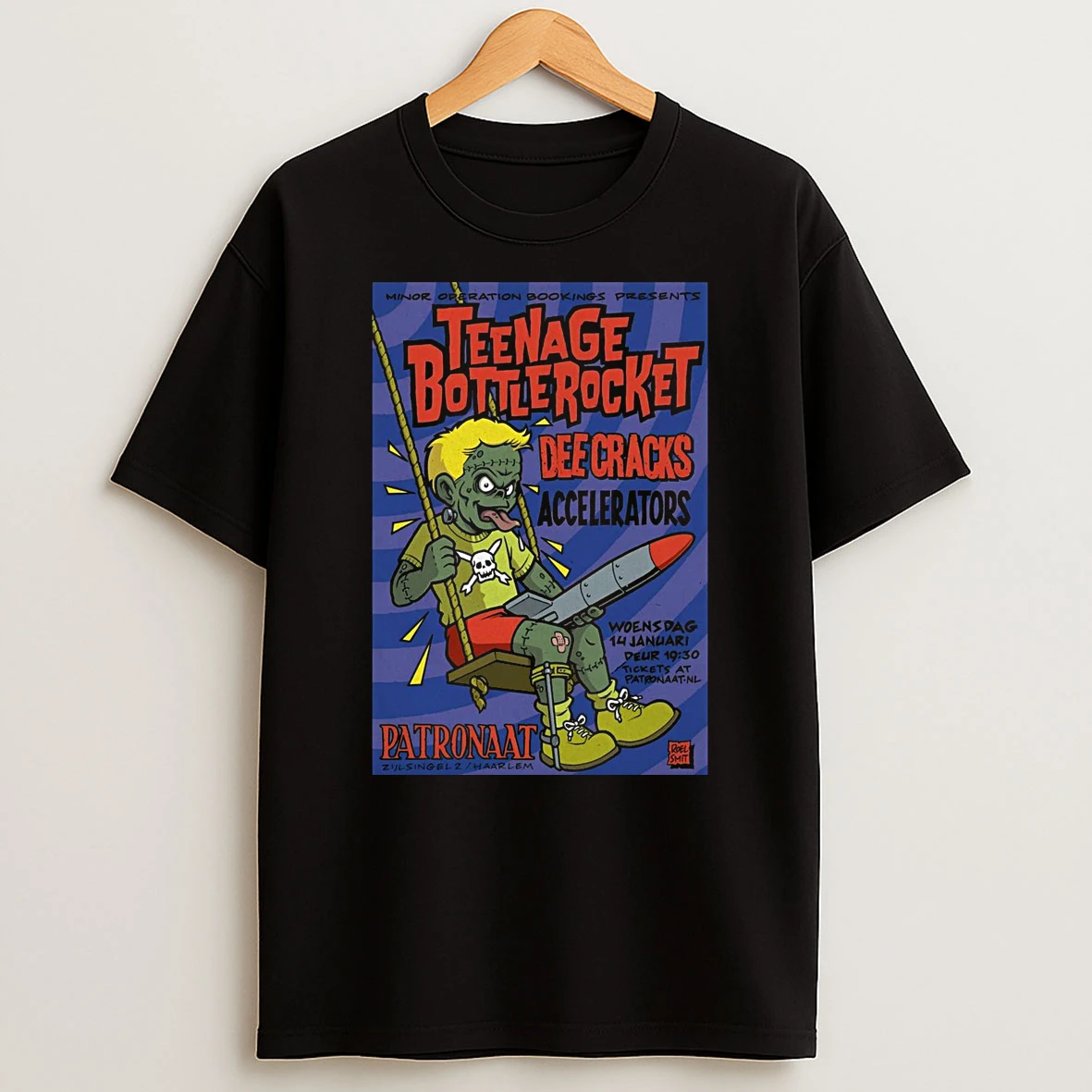 Teenage Bottlerocket January 14 2026 Patronaat In Haarlem Netherlands Shirts